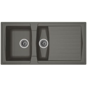 Tache De Rouille Sur Evier En Resine Stradour Evier Cuisine A Encastrer 2 Bacs 1 Egouttoir Aloa Resine 116 X 50 Cm Noir Achat Vente Evier De Cuisine Evier Aloa 2 Bacs Noir Cdiscount