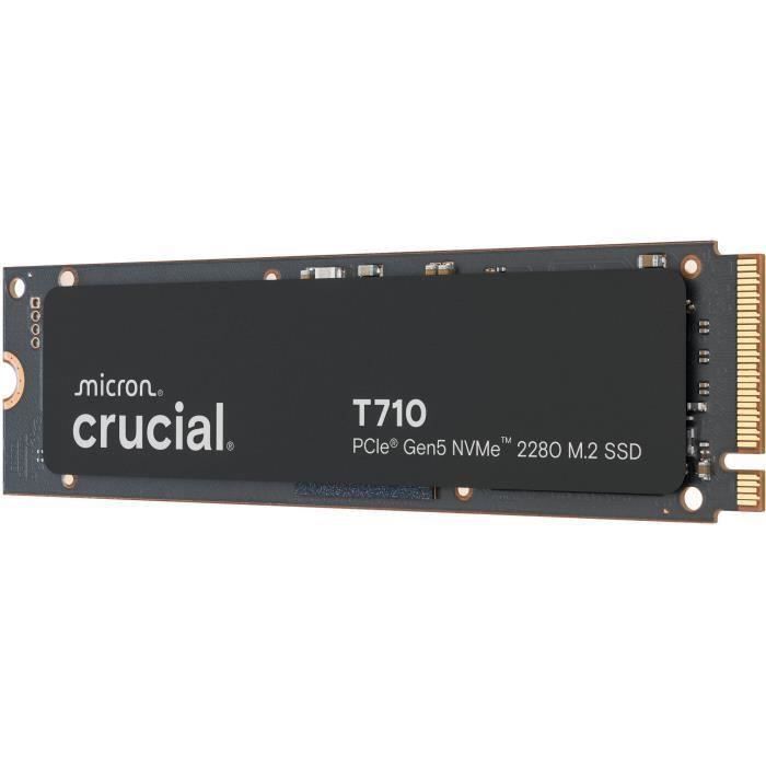 Crucial - T710 - Disque Dur SSD - 1To - Pcie Gen5 Nvme M.2