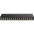 Switch 16 ports Gigabit - Métallique - DLINK - QoS 802.1p-0