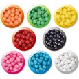 Aquabeads - Recharge perles classiques - 800 perles de 8 couleurs différentes-0