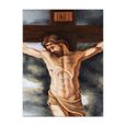 Impression Sur Toile Reproduction Jesus Sur La Croix 50 X 60 Cm 50 X 60 Cm Achat Vente Tableau Toile Cdiscount