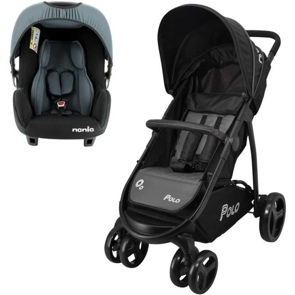 poussette duo cdiscount