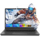 VANWIN PC portable,Intel Celeron N5095(4C/4T,Jusqu'à 2,9 GHz),24Go RAM DDR4 512Go SSD,Windows 11PRO,WiFi5,Ordinateur Portable,AZERTY