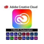 Logiciel-Adobe Creative Cloud All App 3 MOIS - 1 To de stockage cloud- Support 2 appareils PC/Mac