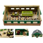 Étable en Bois - Kids Globe - Grange de vache de ferme 1:87 - 30 cm - Intérieur