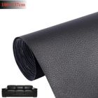 CO-PHENIX Patch de Réparation en Cuir 100 x 137cm Auto-Adhésif pour Canapé de Siège de Voiture Meubles Vestes Sac À Main- Noir