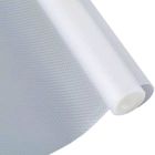 INSFITY Tapis Fond de Tiroir Antiderapant Non-adhésif EVA Transparent Tapis Plastique Protection Pour Frigo Cuisine - Blanc - 45x600cm