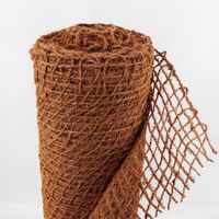 Natte en fibre de coco pour bassin de jardin - Aquagart - 30m x 1m - Anti-érosion - Protection des plantes