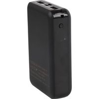 Batterie Externe 10000mAh - 2 Ports USB- Batterie Portable Power Bank Pour Gilets Pantalons Veste Chauffante - Noir