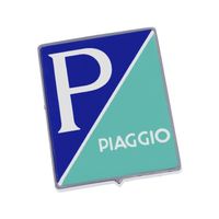 Emblème PIAGGIO pour carénage avant cascade Vespa PX GT GTS GTV LX LXV S Logo
