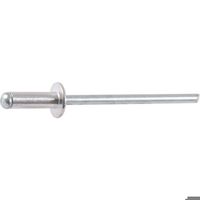 Rivets à Tête Plate Laqués Blancs - Dimensions 4,0 X 10 Mm - Marque Scell-It - Vendu Par Lot De 10 Ou 20