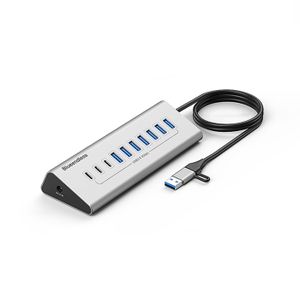 HUB Multiports 7 Ports USB 3.0 extenseur multiple – Avec Cable 30 CM