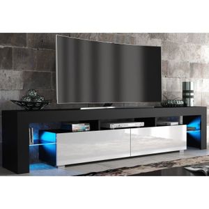 Voici un meuble TV LED moderne en réduction de 25 % pour équiper votre  salon chez Cdiscount