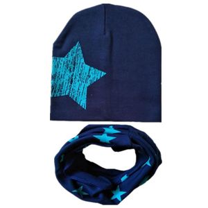 BONNET - CAGOULE 0-3 ans - Navy une étoile - Chapeau en Crochet imprimé étoile pour enfant, écharpe, bonnet chaud, pour fille