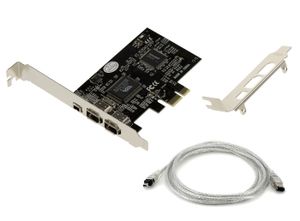CABLING® Carte PCI pour ajouter 2 ports externes IEEE 1394A à votre ordinateur de bureau 