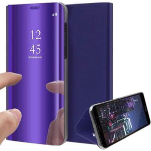 HOUSSE - ÉTUI Coque Pour Samsung Galaxy S8 Plus Rabat Clear View Smart Case Violet