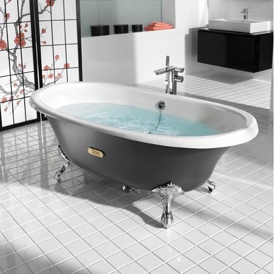 Roca Baignoire Fonte Retro Newcast Eagle Grise Achat Vente Baignoire Kit Balneo Baignoire Newcast Eagle Gris Cdiscount