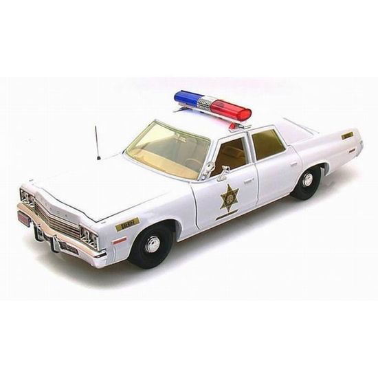 Dodge Monaco Police 1978 - 1/18 Greenlight - Série Shérif Fais-moi Peur - Camouflage - Neuf