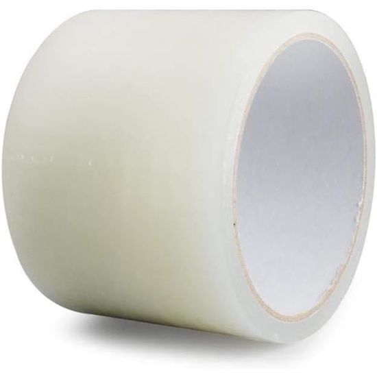 Iwinna Ruban adhésif de réparation en polyéthylène transparent pour serre tunnel - 25 m x 50 mm