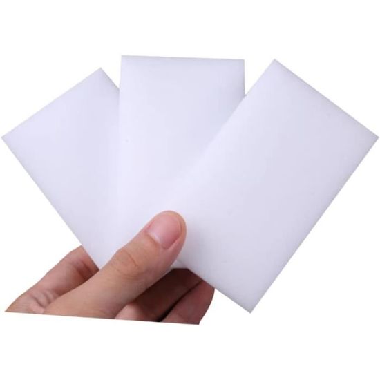 Lot De 12 Blocs éponge Haute Densité - 10x6x2 Cm - Pour Peinture, Bricolage, Artisanat - Blanc - 14