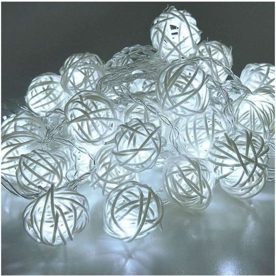 Sing-Chaîne De Perles Transparentes De 5 M Pour Décoration Artisanale De Guirlande De Sapin De