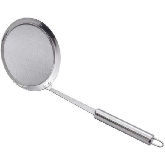 Cabilock - Passoire Inox Grande Taille (42,8x25,8x8,5 Cm) - Perforée, Poignées, Pour Pâtes, Légumes, Fruits
