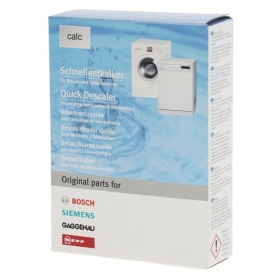 Detartrant En Poudre Lave Linge Et Lave Vaisselle Bosch Siemens