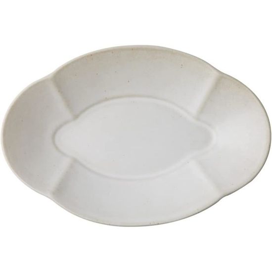 SmartyHadaParty Assiettes / assiettes à salade en plastique blanches
