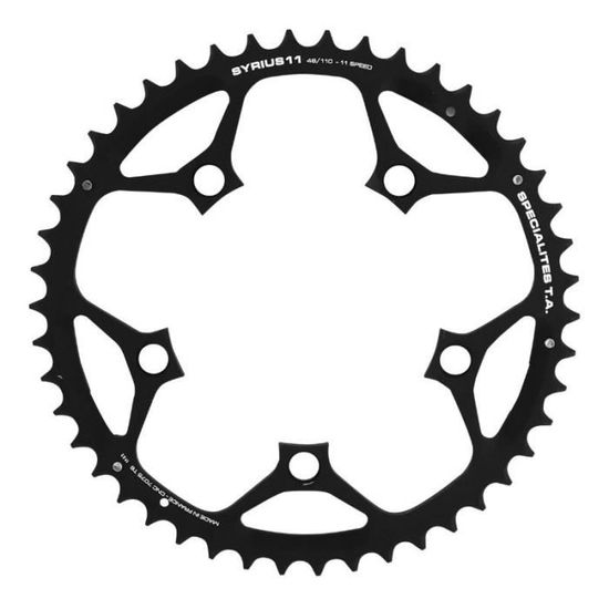 PLATEAU ROUTE 5BRA D.110 POUR SRAM ORIGINE 34DTS INTERIEUR RED/FORCE/RIVAL 22 YAW ALU NOIR 11V