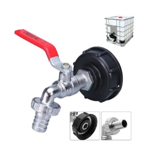 Robinet Cuve 1000L Laiton Connecteur Cuve 1000L Adaptateur De Réservoir IBC Adaptateur Cuve