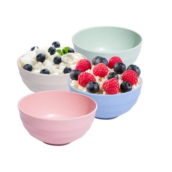 Engelland Lot De 6 Bols à Céréales, à Dessert, à Salade, à Soupe, à Riz