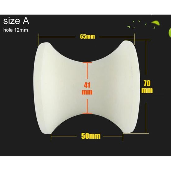 4 Cales De Courroie Nylon 60 Mm - Diamètre 50 Mm Rainure 12 Mm | Usinées De Précision Dans L'UE