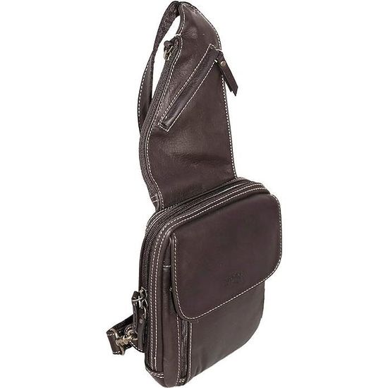 Sac Sacoche Bandouliere Holster Porté Travers Bleu