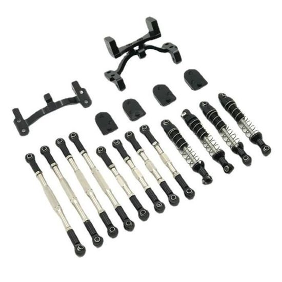 Set 7 Tiges De Traction Métal Pour Voiture RC WLtoys 144001 - Longueurs 44-57mm + Tournevis