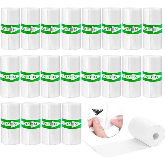 20 Rouleaux De Papier Thermique Pour Appareil Photo Enfant - 57x25mm, Sans Encre, Compatible Avec La Plupart Des Modèles