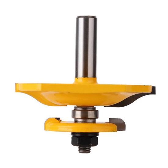 1 Pièces Fraise à Panneau Surélevé Biseauté Avec Coupe Arrière, 12mm 12.7mm Tige Surélevée Panneau Ogee Outils De Travail Du Bois (Size : 12MM