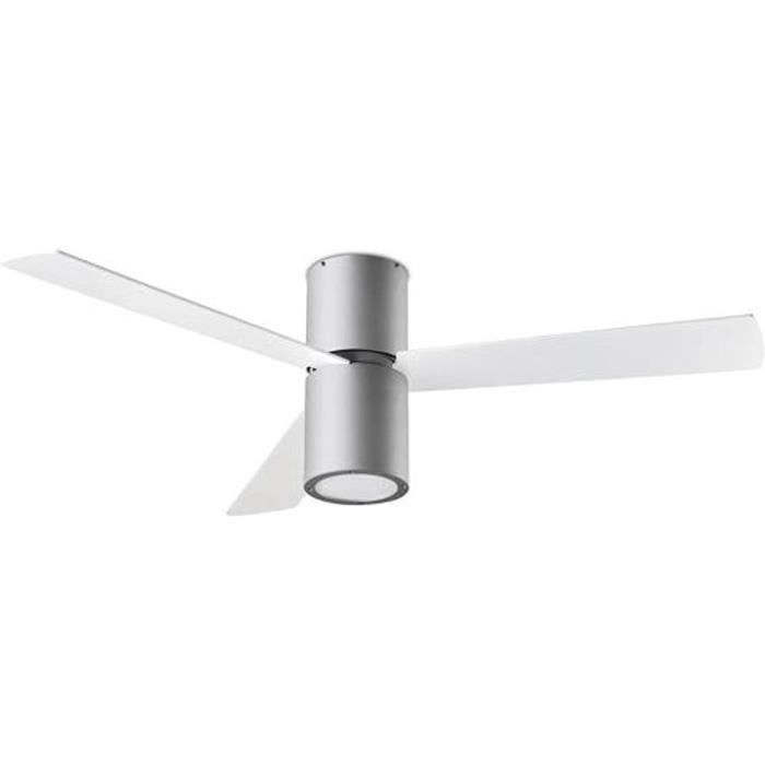 LEDS C4 Ventilateur du Plafond Ip20 Formentera E27 15W Gris Blanc.[Z532