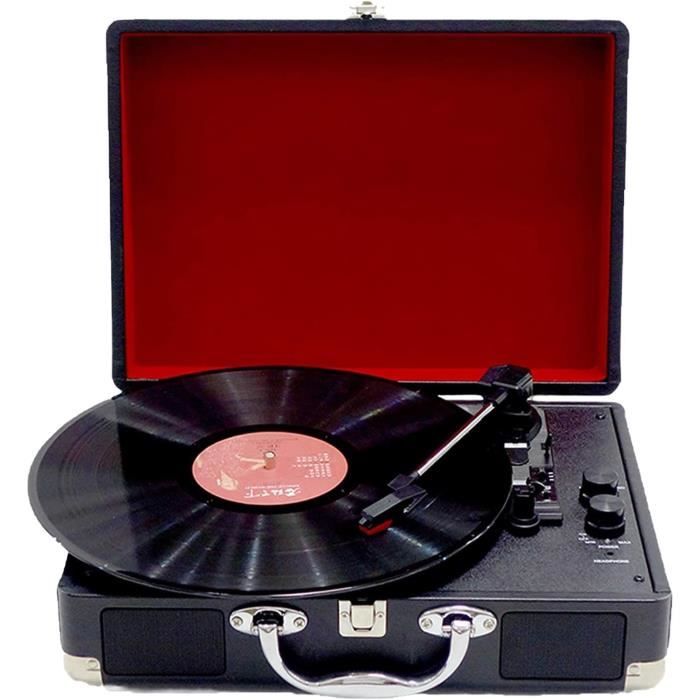 17 Stories Support De Tourne-disque à 3 Niveaux, Rangement Pour Disques Vinyles, Pouvant