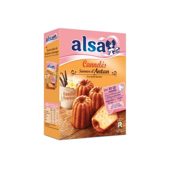 Cannelés à la vanille saveur d'Antan Alsa, 387g - DDM: 31/01/23