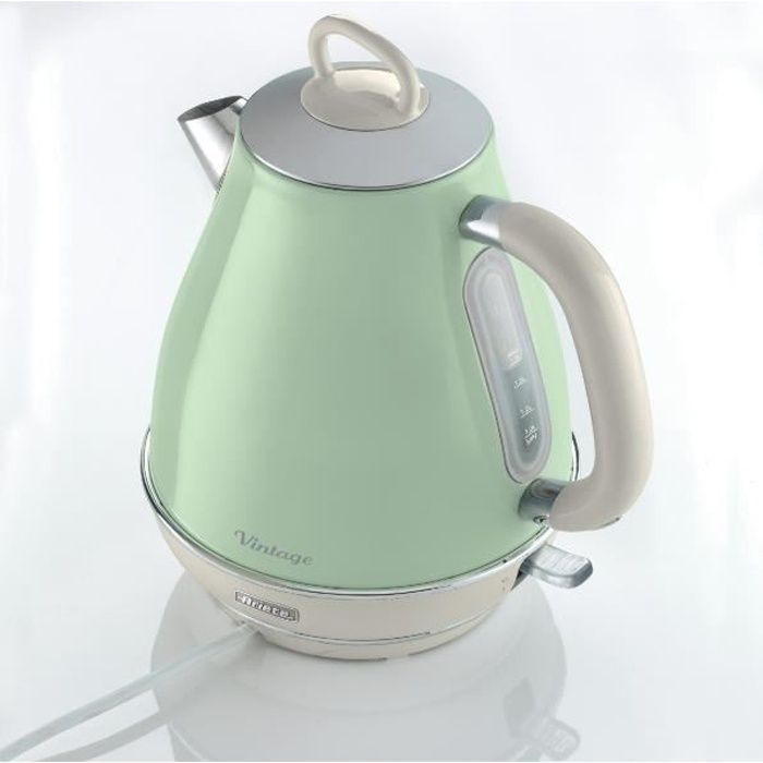 Ariete Bouilloire Vintage Cône Vert 1,7L