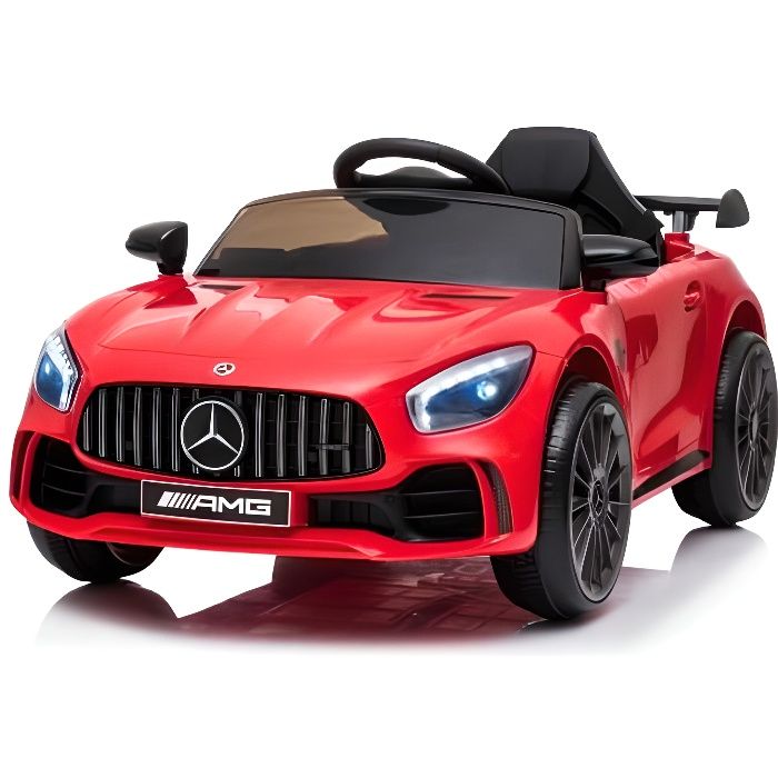 Mercedes GTR Mini 12v Rouge - Voiture électrique pour enfant avec batterie 12v et télécommande