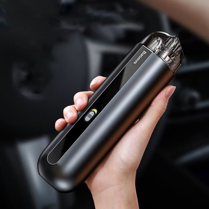 Mini aspirateur de voiture portable sans fil avec aspiration de 5000 Pa, adapté à la maison et au bureau