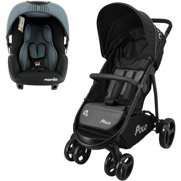 poussette combinée texas nania 3en1