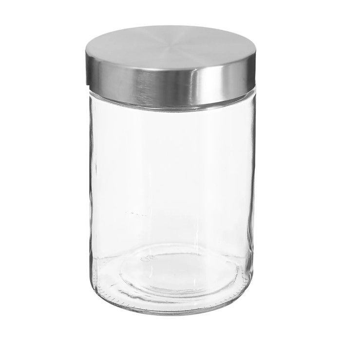 BOCAL VERRE + INOX 1.2L