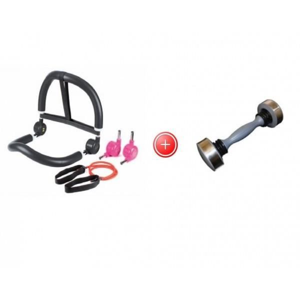 Pack Fitness : Kit Abdominaux + Shake Weight Homme.
