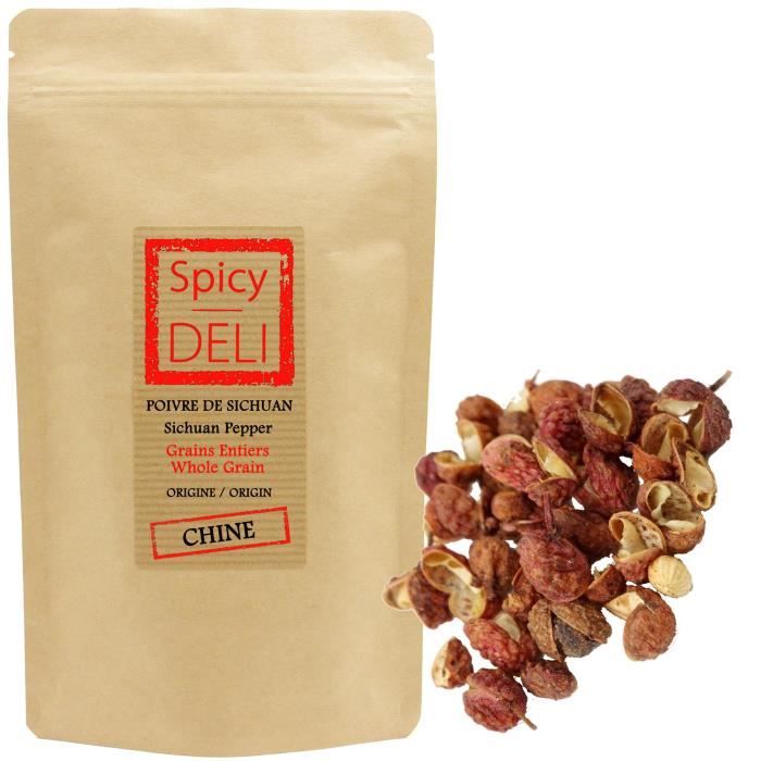 Poivre de Sichuan 100gr -sachet refermable- QUALITE TOP