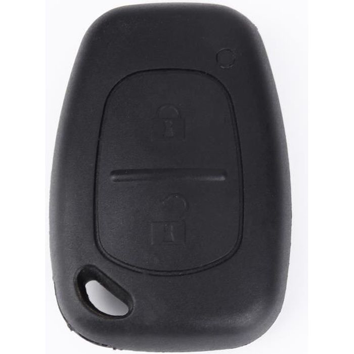 2 Boutons Coque pour Cle Telecommande Pour RENAULT TRAFIC MASTER flip key case