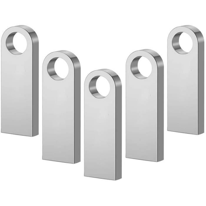 Clé USB 32 Go Lot de 5 Mémoire Stick USB 2.0 Memory Stick Flash Drive Stockage Disque Pendrive pour Windows,Mac OS,Linux (32Go, Arge