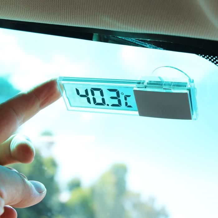 Accessoires auto intérieurs,Jauge de thermomètre numérique LCD pour voiture,pour renault duster megane captur fluence clio Koleos