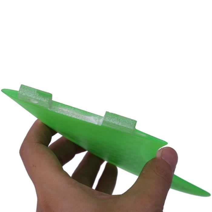 Sonew ailerons de planche de surf Green FCS Surfboard Fin Thruster Fins Future Surfing (G7)
